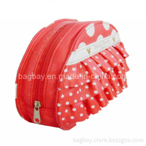 Fashion Red Color PU Cosmetic Pouch (CBG09-069)